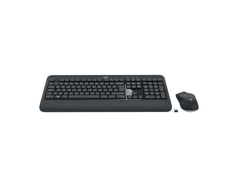 Kлаиатура с безжична мишка Logitech MK540 Qwerty UK Бял Черен Черен/Бял