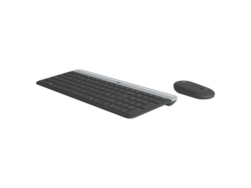 Клавиатура с мишка Logitech 920-009190 Черен Сив френски AZERTY