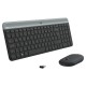Клавиатура с мишка Logitech 920-009190 Черен Сив френски AZERTY