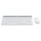Клавиатура с мишка Logitech  MK470 Бял френски AZERTY