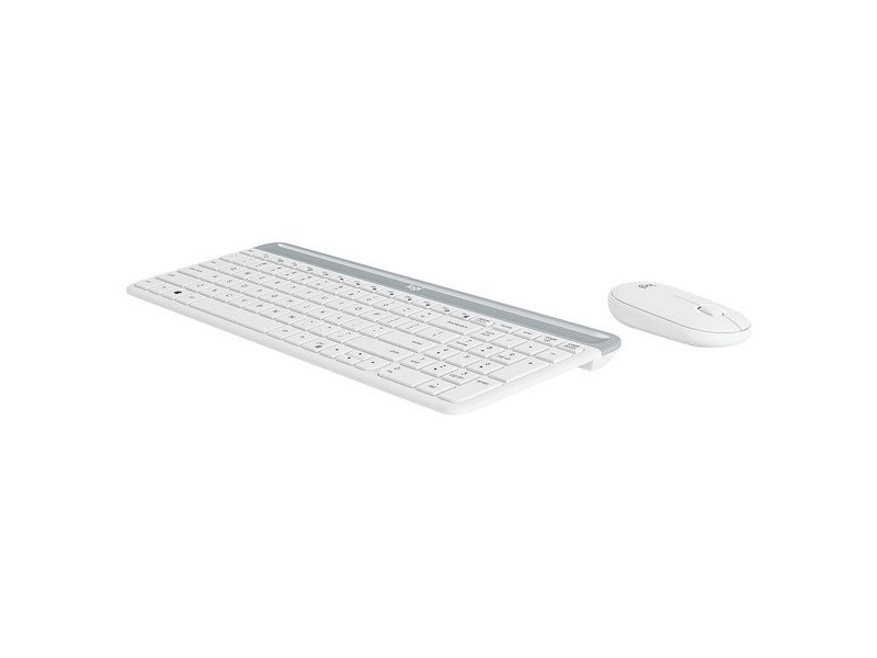 Клавиатура с мишка Logitech  MK470 Бял френски AZERTY