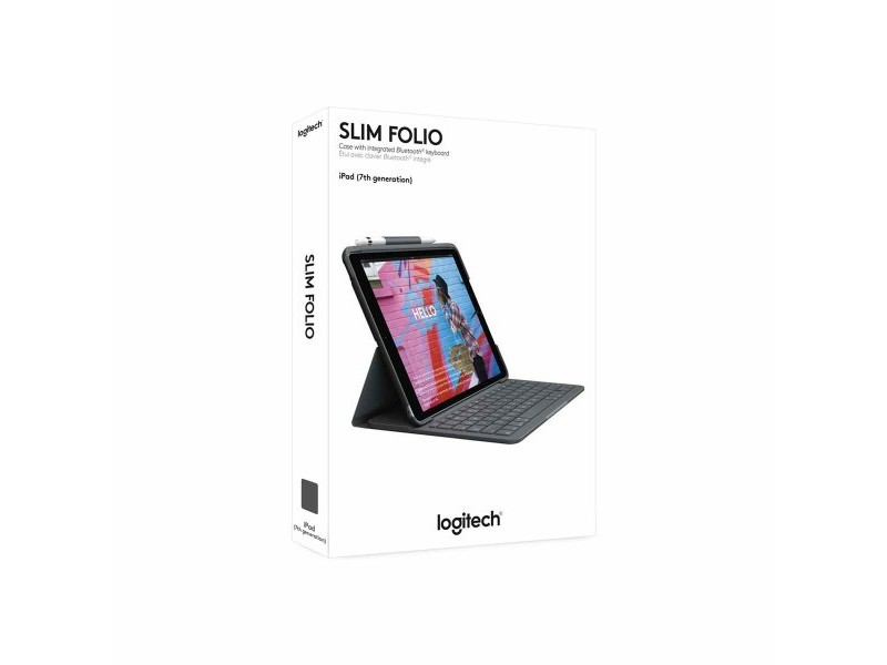 Универсален калъф за таблет и клавиатура Logitech 920-009478 Сив Графит Испанска Qwerty QWERTY