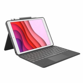 Универсален калъф за таблет и клавиатура Logitech 920-009627 Сив Испанска Qwerty