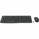Kлаиатура с безжична мишка Logitech 920-009870 Безжичен Черен Сив Графит португалски език