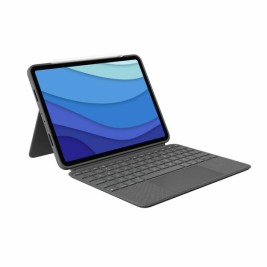 Калъф за iPad и клавиатура Logitech 920-010145 Сив QWERTY