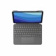 Калъф за iPad и клавиатура Logitech 920-010145 Сив QWERTY