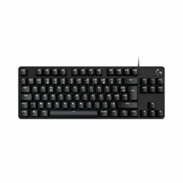 Клавиатура Logitech G413 TKL SE USB Черен Подсветка Игри AZERTY