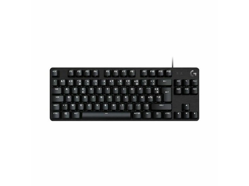 Клавиатура Logitech G413 TKL SE USB Черен Подсветка Игри AZERTY