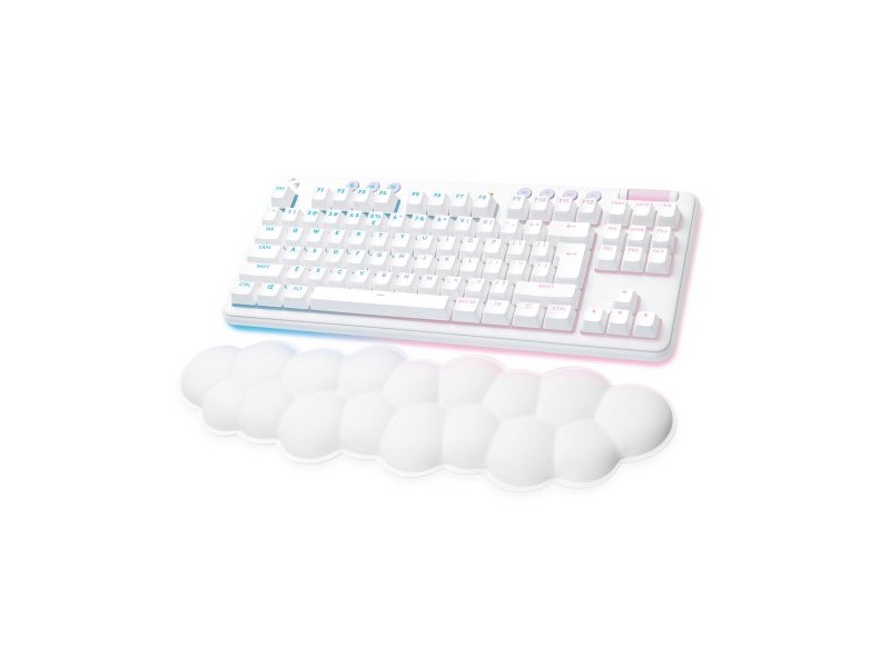 Безжична клавиатура Logitech 920-010465 Испанска Qwerty Бял