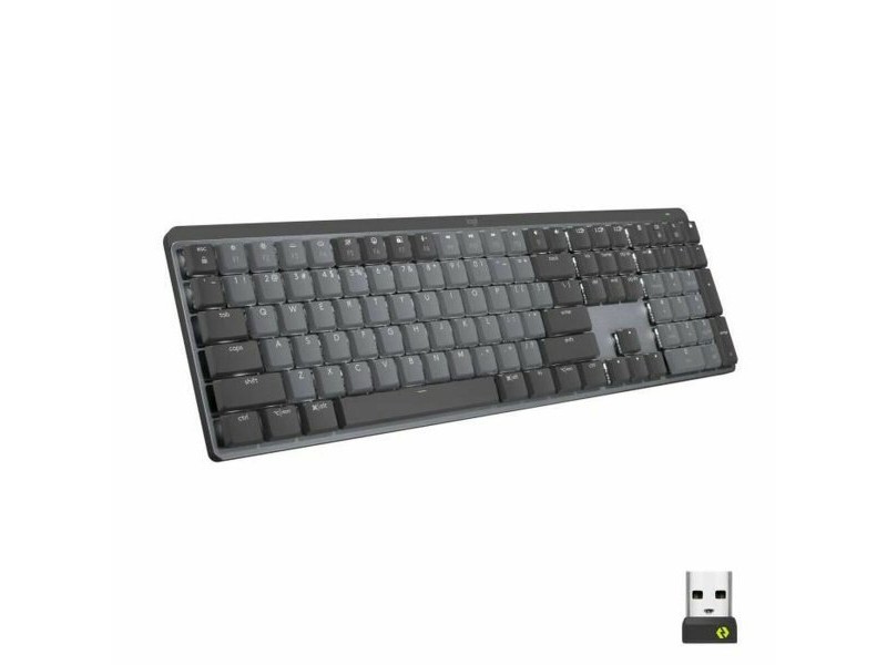 Клавиатура Logitech MX Mechanical USB Графит Подсветка Безжичен AZERTY Клавиатура Logitech MX Mechanical USB Графит Подсветка Безжичен AZERTY
