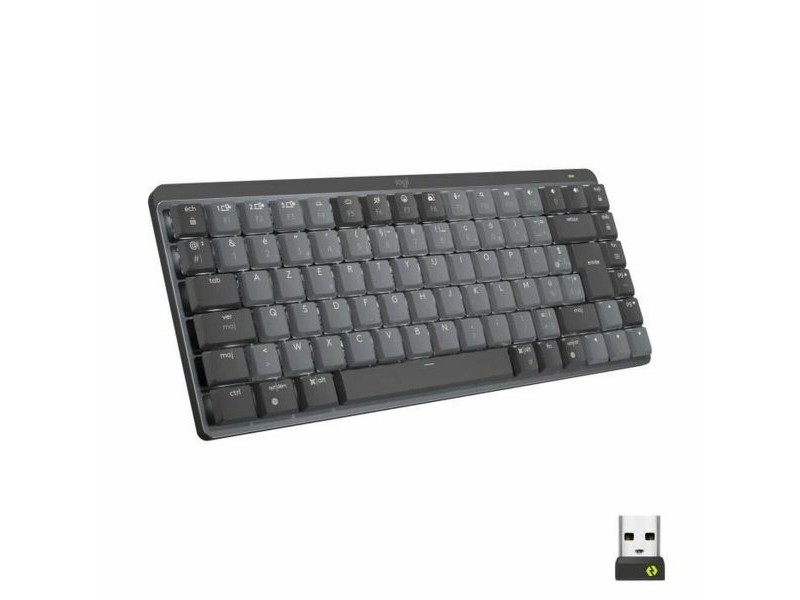 Клавиатура Logitech MX Mini френски Тъмно сив AZERTY AZERTY
