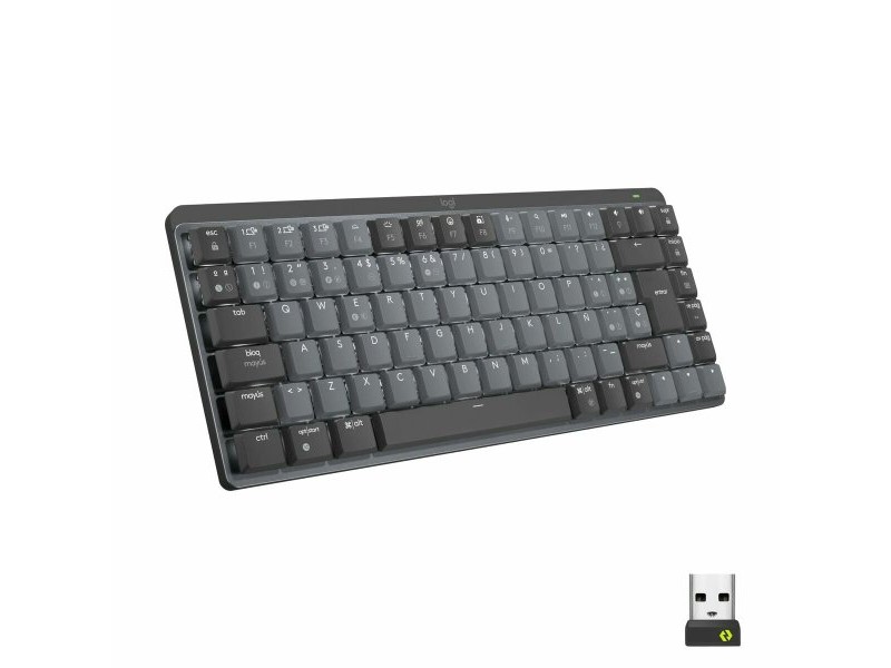 Блутут клавиатура Logitech 920-010780 английски език EEUU Черен Сив QWERTY Qwerty US International