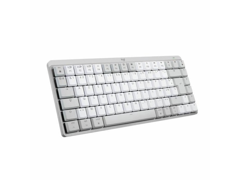 Безжична клавиатура Logitech MX Mini Mechanical for Mac Бял Бял/Сив френски AZERTY