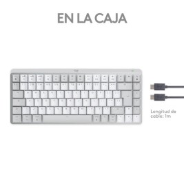Безжична клавиатура Logitech 920-010799 Бял Испанска Qwerty QWERTY Qwerty US английски език EEUU