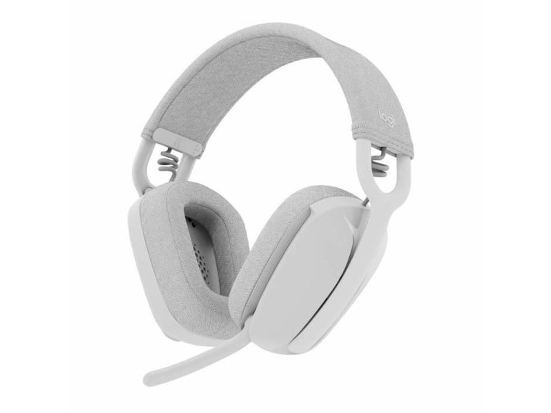 Слушалки с микрофон Logitech Бял