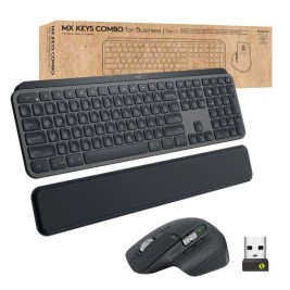 Kлаиатура с безжична мишка Logitech 920-010930 Испанска Qwerty