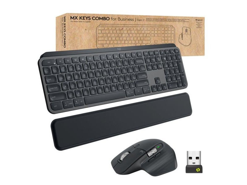Kлаиатура с безжична мишка Logitech 920-010930 Испанска Qwerty