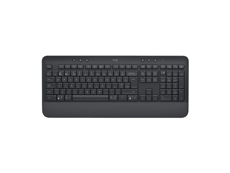 Kлаиатура с безжична мишка Logitech MK650 Графит английски език QWERTY