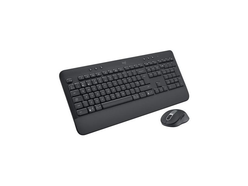 Kлаиатура с безжична мишка Logitech MK650 Графит английски език QWERTY