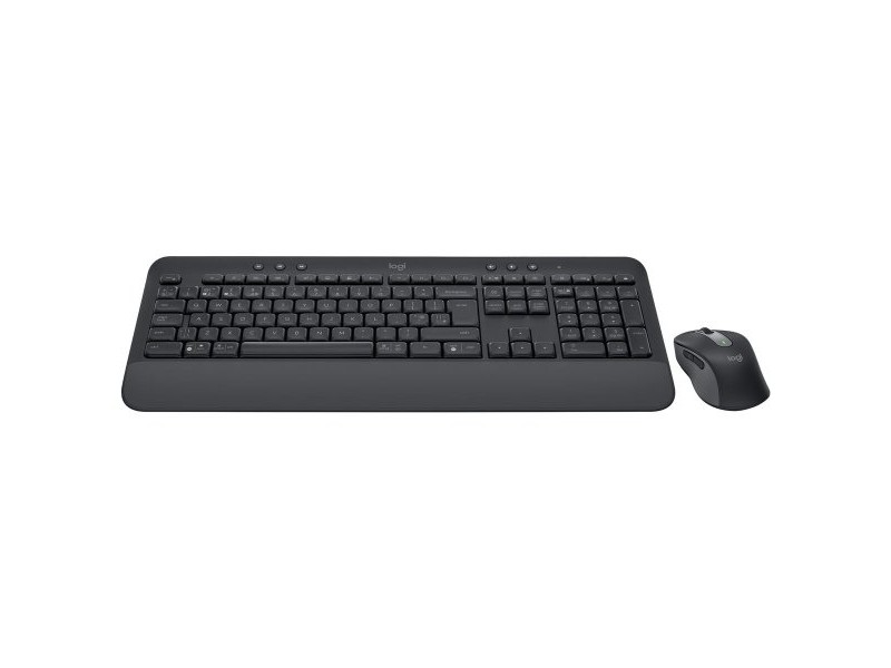 Kлаиатура с безжична мишка Logitech MK650 Графит английски език QWERTY