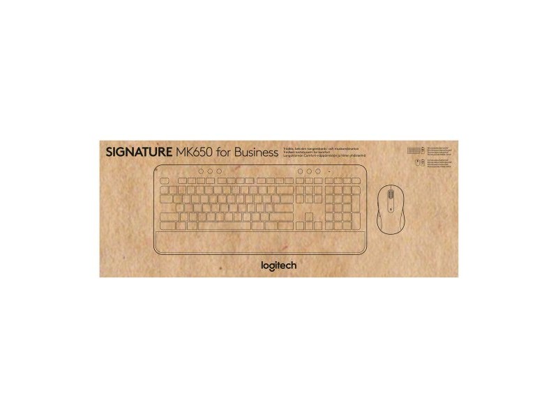 Kлаиатура с безжична мишка Logitech 920-011001 Черен Azerty френски