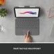 Блуту Клавиатура с Поставка за Таблет Logitech Combo Touch Сив френски AZERTY