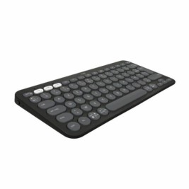 Блуту Клавиатура с Поставка за Таблет Logitech K380 френски Сив Графит Тъмно сив AZERTY