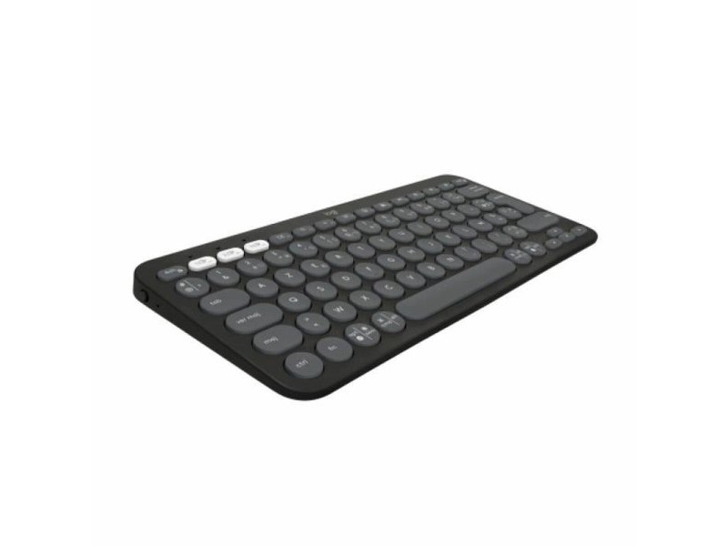 Блуту Клавиатура с Поставка за Таблет Logitech K380 френски Сив Графит Тъмно сив AZERTY Блуту Клавиатура с Поставка за Таблет Logitech K380 френски Сив Графит Тъмно сив AZERTY