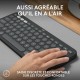 Блуту Клавиатура с Поставка за Таблет Logitech K380 френски Сив Графит Тъмно сив AZERTY Блуту Клавиатура с Поставка за Таблет Logitech K380 френски Сив Графит Тъмно сив AZERTY