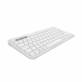 Блуту Клавиатура с Поставка за Таблет Logitech K380 френски Бял AZERTY