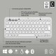Блуту Клавиатура с Поставка за Таблет Logitech K380 френски Бял AZERTY