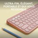 Блуту Клавиатура с Поставка за Таблет Logitech K380 френски Розов AZERTY