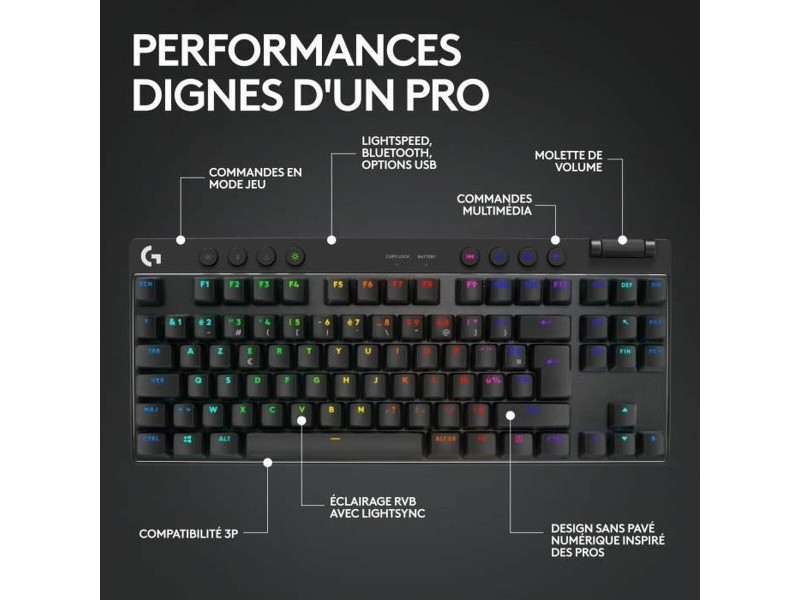 Клавиатура Logitech 920-012131 Черен