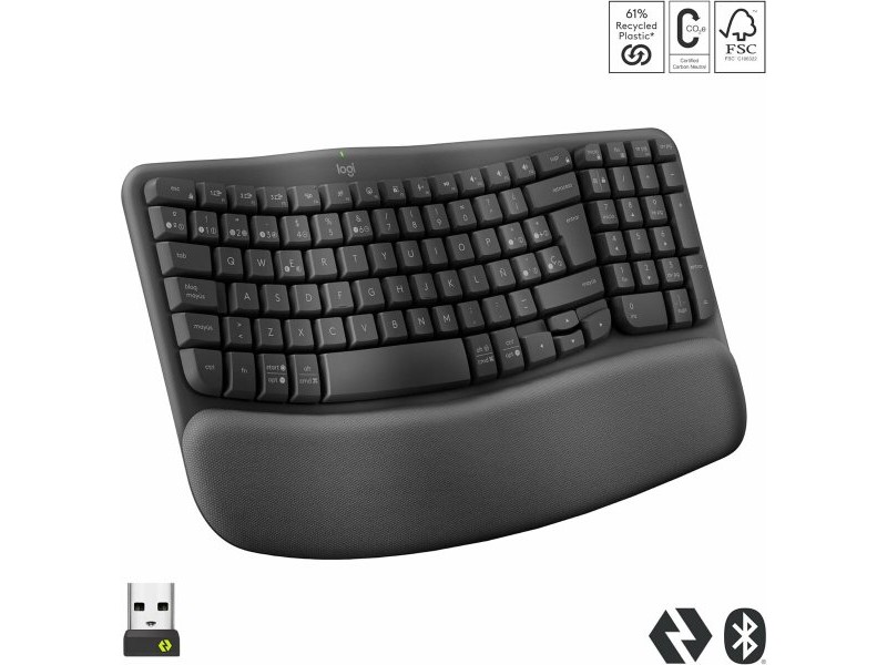 Клавиатура Logitech 920-012296 Графит испански QWERTY