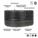 Клавиатура с мишка Logitech Графит Стомана Испанска Qwerty
