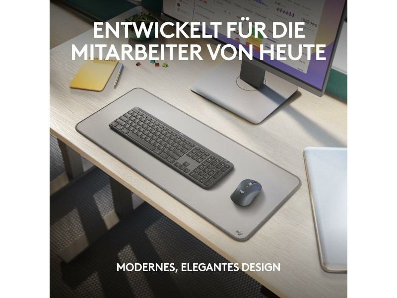 Клавиатура с мишка Logitech 920-012504 Графит немски QWERTZ