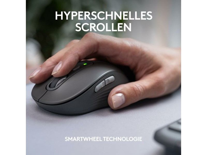 Клавиатура с мишка Logitech 920-012504 Графит немски QWERTZ