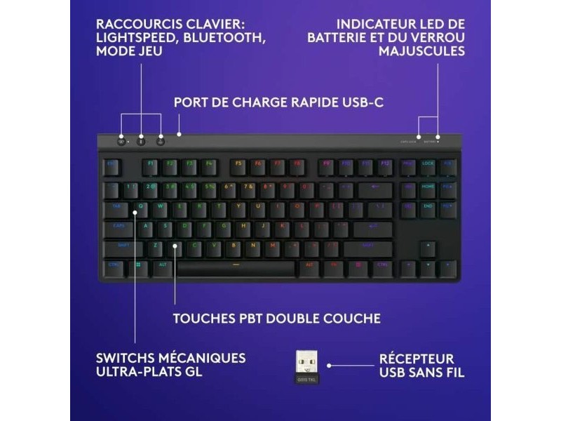 Клавиатура Logitech 920-012546 Черен