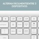 Клавиатура с мишка Logitech 920-012596 Бял испански QWERTY