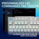 Клавиатура Logitech G915 X Бял френски AZERTY