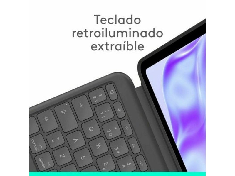 Универсален калъф за таблет и клавиатура Logitech 920-012667 Графит QWERTY