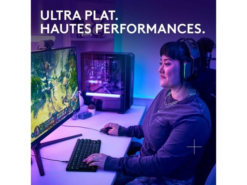 Клавиатура Logitech G515 TKL Черен AZERTY
