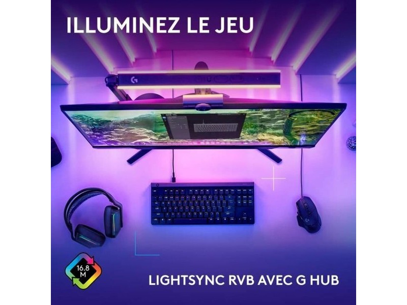 Клавиатура Logitech G515 TKL Черен AZERTY