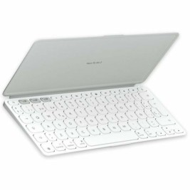 Блутут клавиатура Logitech 920-013011 Испанска Qwerty Сив Бял/Сив