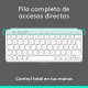 Блутут клавиатура Logitech 920-013011 Испанска Qwerty Сив Бял/Сив
