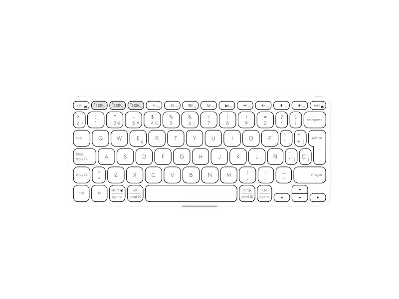 Клавиатура Logitech 920-012974 Бял Сив QWERTY