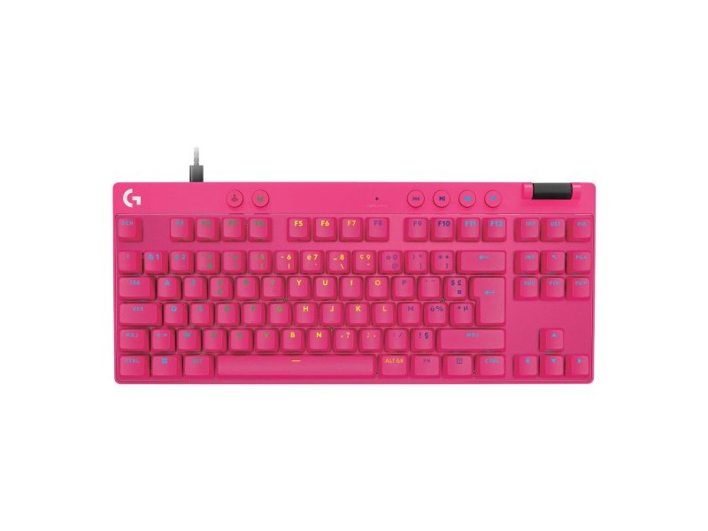 Клавиатура с мишка Logitech 920-013249 Розов Azerty френски