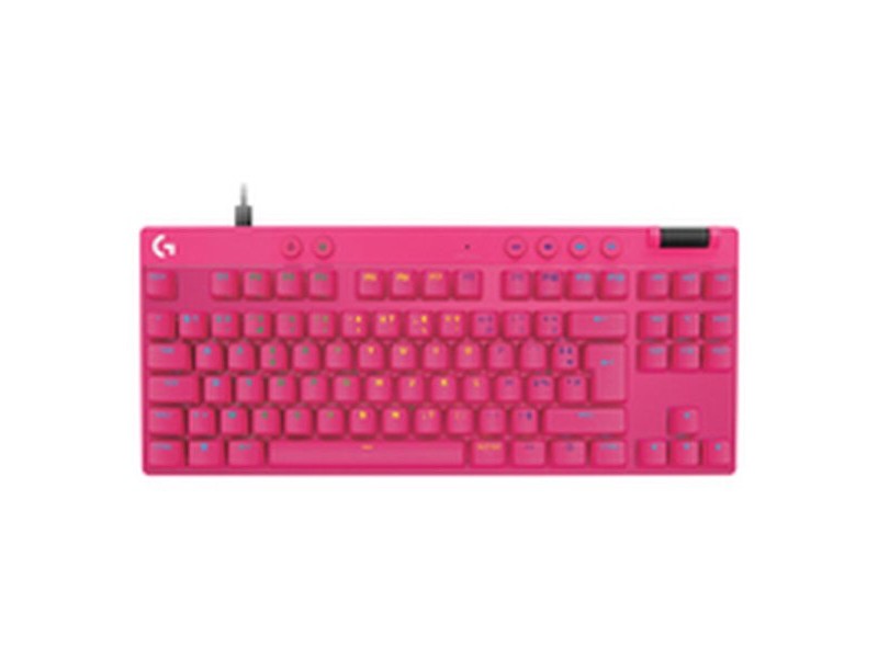 Клавиатура с мишка Logitech 920-013249 Розов Azerty френски