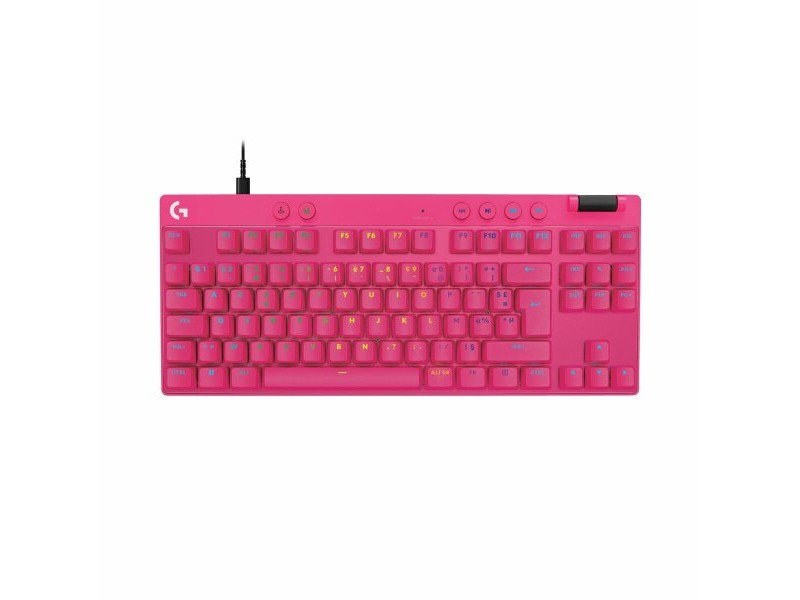 Клавиатура с мишка Logitech 920-013249 Розов Azerty френски