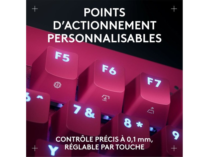 Клавиатура с мишка Logitech 920-013249 Розов Azerty френски